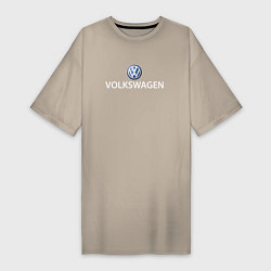 Женская футболка-платье VOLKSWAGEN LOGO