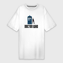 Женская футболка-платье Доктор кто 12