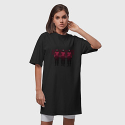Футболка женская-платье Game - Soldiers, цвет: черный — фото 2