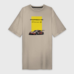 Женская футболка-платье Porsche Carrera 4S Motorsport