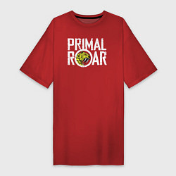 Женская футболка-платье PRIMAL ROAR logo