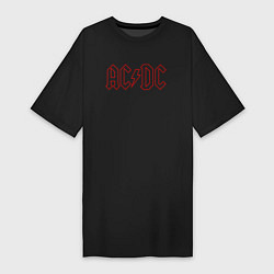 Женская футболка-платье ACDC - Logo