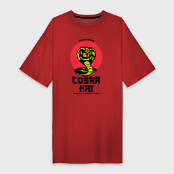 Футболка женская-платье Cobra Kai: California, цвет: красный