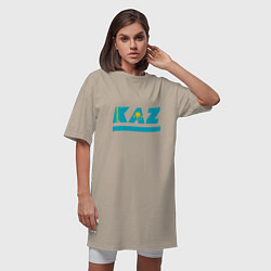 Футболка женская-платье KAZ, цвет: миндальный — фото 2