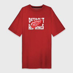 Женская футболка-платье Детройт Ред Уингз Detroit Red Wings