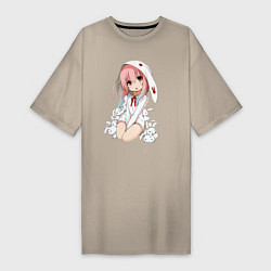 Женская футболка-платье Furry anime