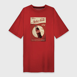 Женская футболка-платье Fallout Nuka Cola Poster Pop art
