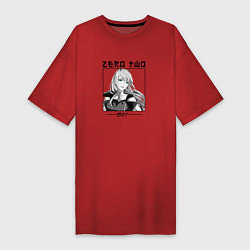 Женская футболка-платье Милый во Франксе Darling in the Franxx, Zero Two
