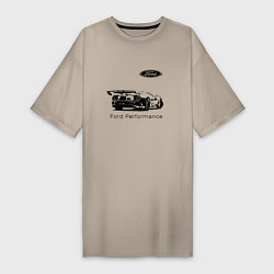 Женская футболка-платье Ford Performance Racing team