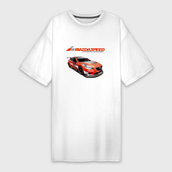 Женская футболка-платье Mazda Motorsport Development