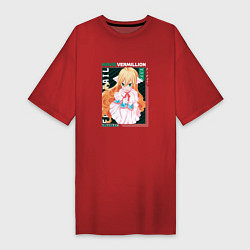 Женская футболка-платье Fairy Tail, Мавис Вермиллион