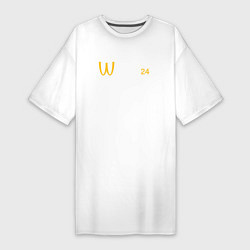 Футболка женская-платье Шаурма 24 PS McDonalds, цвет: белый