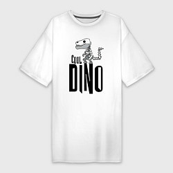 Женская футболка-платье Cool Dino!