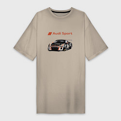 Женская футболка-платье Audi Motorsport Racing team