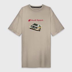 Женская футболка-платье Audi Racing team Power