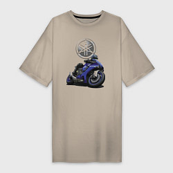 Женская футболка-платье Yamaha Racing team