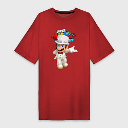 Футболка женская-платье Super Mario Odyssey Nintendo, цвет: красный