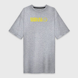 Женская футболка-платье Nirvana logo