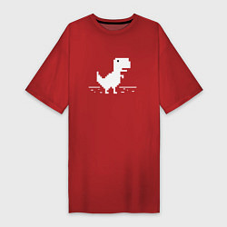 Женская футболка-платье Chrome t-rex