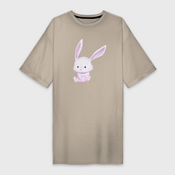 Женская футболка-платье Милый Крольчонок