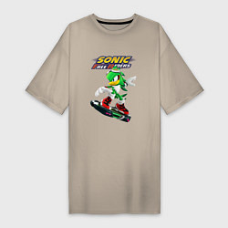 Женская футболка-платье Jet-the-hawk Sonic Free Riders Реактивный ястреб С