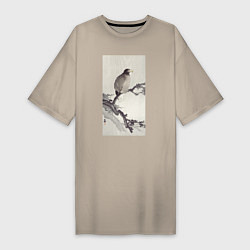 Женская футболка-платье White-tailed Eagle on Branch