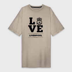 Женская футболка-платье Liverpool Love Классика