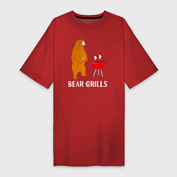 Женская футболка-платье Bear Grills Беар Гриллс