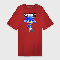 Женская футболка-платье Sonic the Hedgehog 2