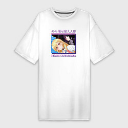 Женская футболка-платье Марин Китагава с подругой спина к спине