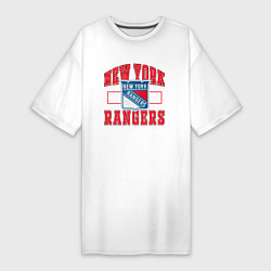 Женская футболка-платье NY RANGERS NHL НЬЮ-ЙОРК РЕЙНДЖЕРС