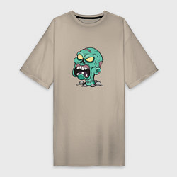 Женская футболка-платье Scary Zombie