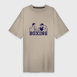 Женская футболка-платье Бокс Boxing is cool