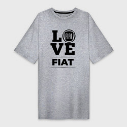 Женская футболка-платье Fiat Love Classic