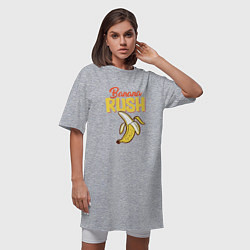 Футболка женская-платье Banana rash, цвет: меланж — фото 2