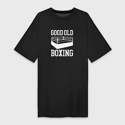 Футболка женская-платье Good Old Boxing, цвет: черный