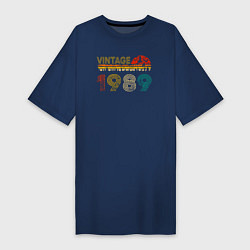 Женская футболка-платье Винтаж 1989