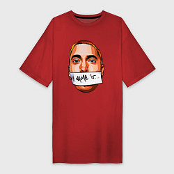 Женская футболка-платье My name is - Eminem
