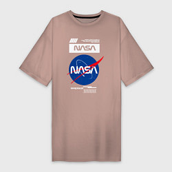 Женская футболка-платье Nasa - Logo