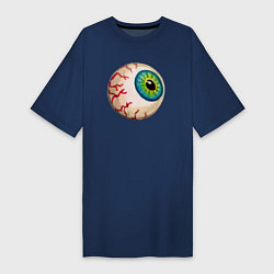 Женская футболка-платье Глаз зомби