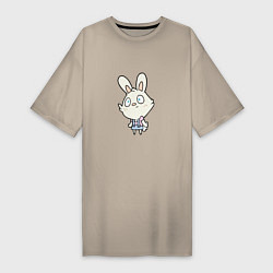 Женская футболка-платье Rabbit - Dont Know