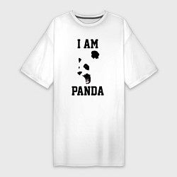 Женская футболка-платье Я - панда