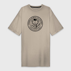 Женская футболка-платье Федеральное Бюро Контроля