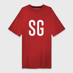 Женская футболка-платье SG - BTS