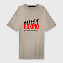 Женская футболка-платье Boxing evolution