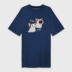 Женская футболка-платье Popcat