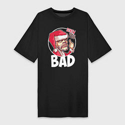 Женская футболка-платье Bad Santa - Screw you