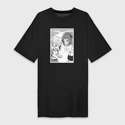 Женская футболка-платье Нацуми и Рэнгэ - Деревенская глубинка