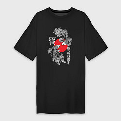 Женская футболка-платье Истребитель демонов - Кисацутай