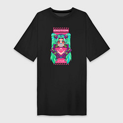 Женская футболка-платье Rebecca Cyberpunk